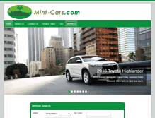 Tablet Screenshot of mint-cars.com